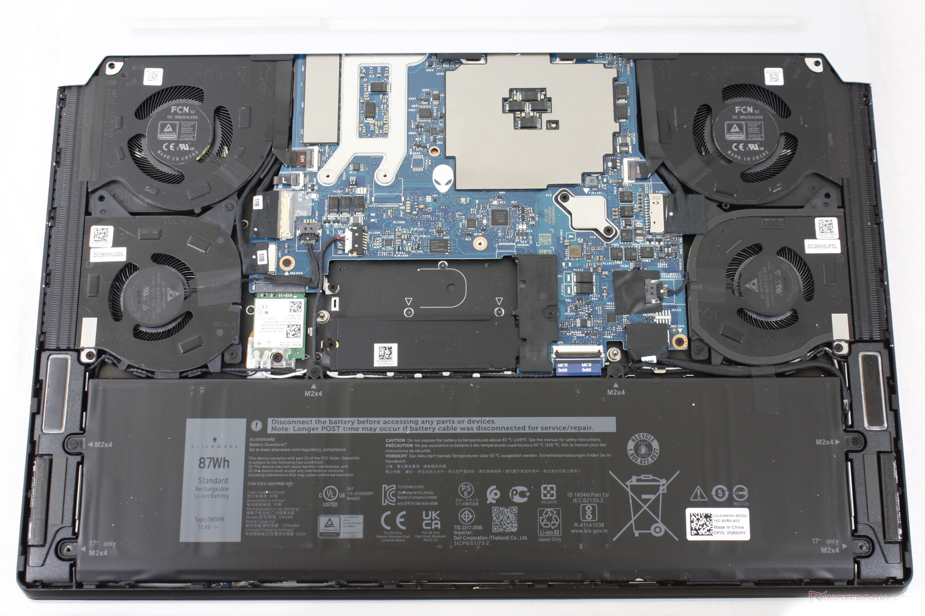 How to replace and fix Dell ALIENWARE x15 R1 R2 LCD Rear Top Lid Back Cover A case 0KXJ52 (DELL Alienware x15 R1 RTX 3070 P111F)